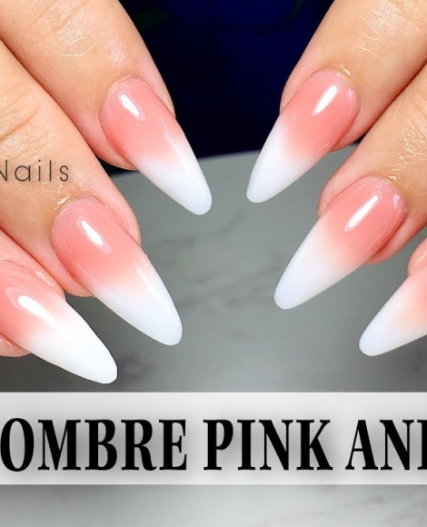 Ombre Pink And White